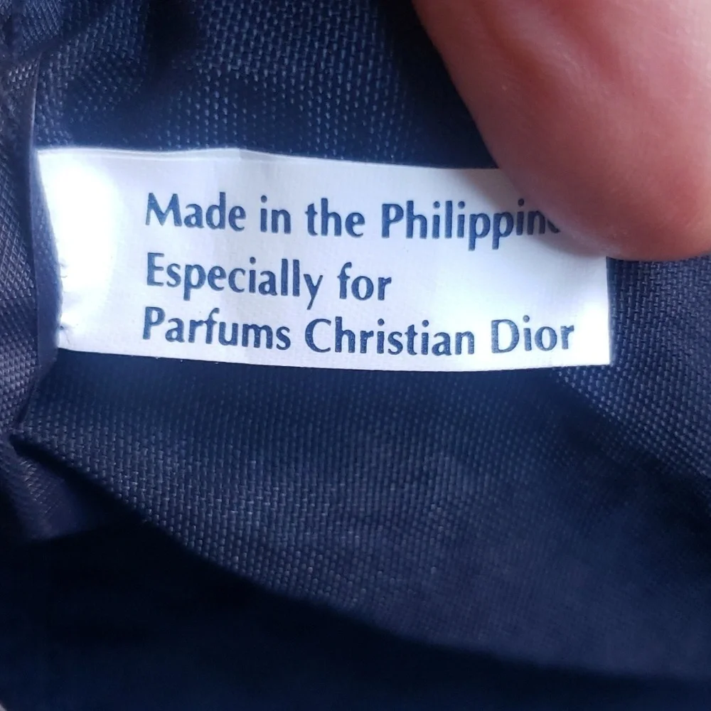 Fahrenheit Christian Dior navy blue carryon travel unisex bag